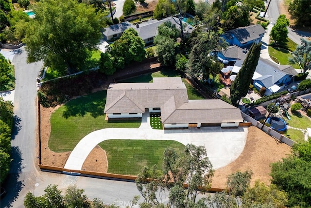 3209 Lakeknoll Dr, Fullerton, CA 92835 - aerial view of property and surrounding area