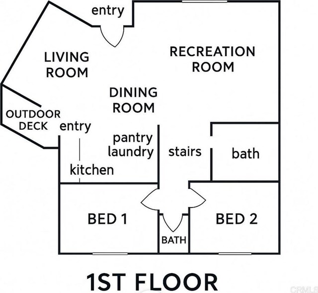 1295 Buenos Ave, San Diego, CA 92110 - floor plan / room layout