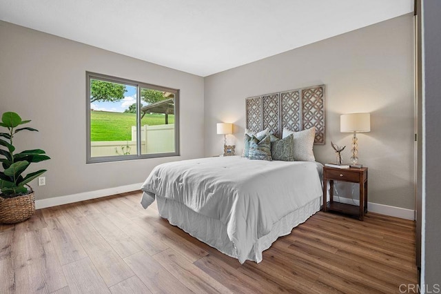 1810 Stanton Rd, Encinitas, CA 92024 - bedroom with wood finished floors and baseboards