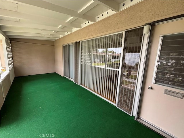 13800M1-39K Annandale Dr, Seal Beach, CA 90720 - view of unfurnished sunroom