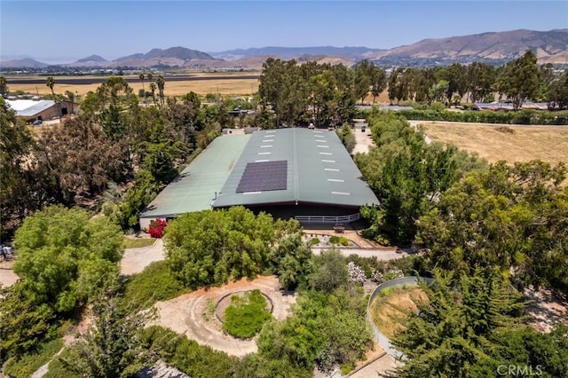 4950 Davenport Creek Rd, San Luis Obispo, CA 93401 - aerial view of property and surrounding area featuring a mountainous background