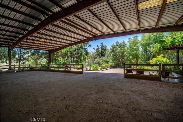 4950 Davenport Creek Rd, San Luis Obispo, CA 93401 - surrounding community with a covered riding arena and view of scattered trees