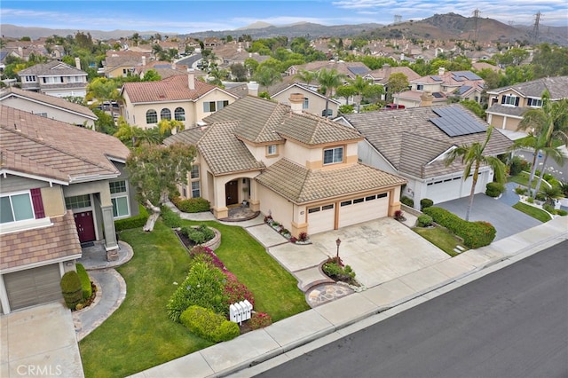 2811 N Preston St, Orange, CA 92867 - aerial view of residential area with mountains