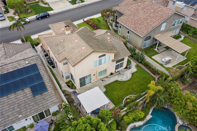 2811 N Preston St, Orange, CA 92867 - aerial view of residential area featuring a pool