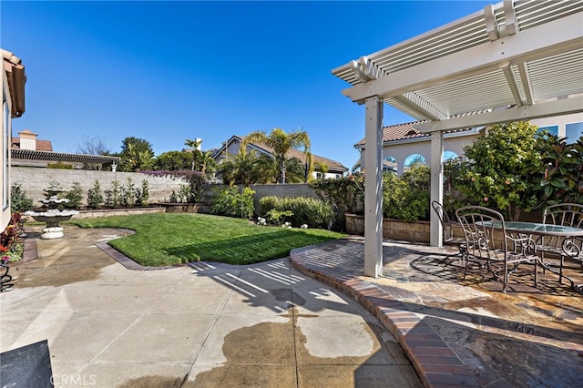 2811 N Preston St, Orange, CA 92867 - view of patio / terrace with a pergola
