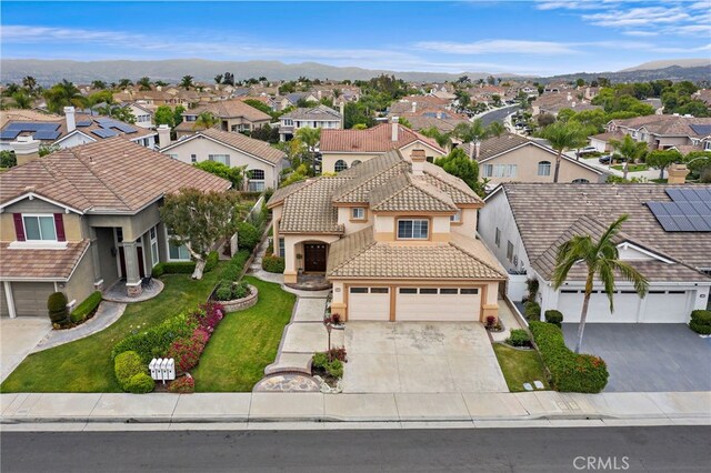 2811 N Preston St, Orange, CA 92867 - aerial view of residential area with a mountain backdrop