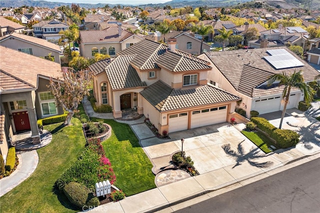 2811 N Preston St, Orange, CA 92867 - aerial perspective of suburban area with a mountain backdrop