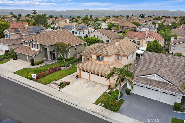 2811 N Preston St, Orange, CA 92867 - aerial view of residential area with mountains