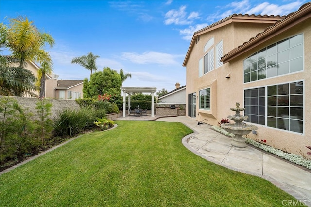 2811 N Preston St, Orange, CA 92867 - view of yard with a patio area and a pergola
