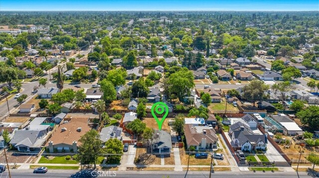 1906 N Fruit Ave, Fresno, CA 93705 - aerial perspective of suburban area