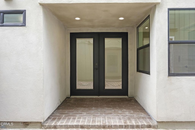 1194 Kingston Ln, Ventura, CA 93001 - doorway to property featuring french doors and stucco siding