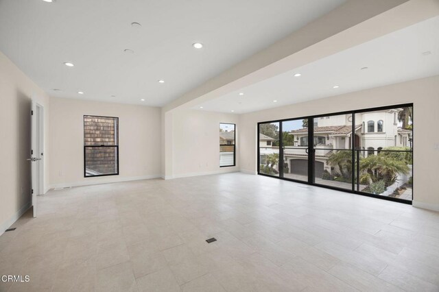 1194 Kingston Ln, Ventura, CA 93001 - spare room with baseboards and recessed lighting