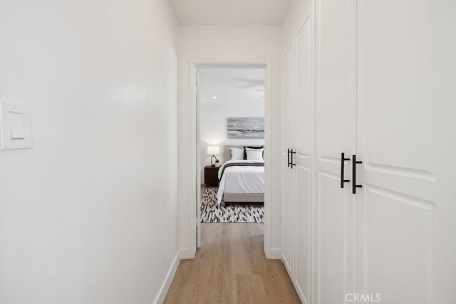 6101 Fulton Ave Unit 8, Van Nuys, CA 91401 - hall with light wood-style floors and baseboards