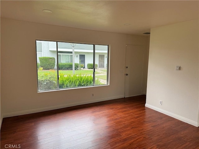 8537 Edgebrook Dr, Garden Grove, CA 92844 - empty room with wood finished floors and baseboards