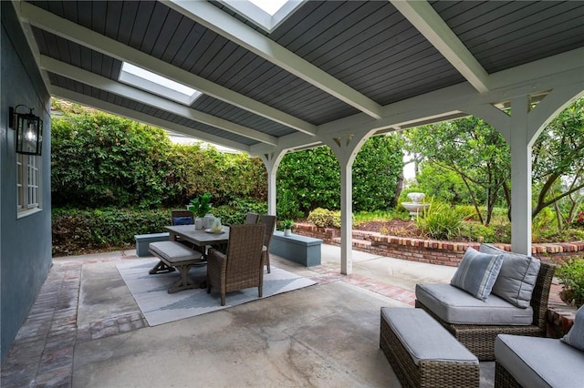 4947 Blackhorse Rd, Rancho Palos Verdes, CA 90275 - view of patio / terrace with outdoor dining area and outdoor lounge area