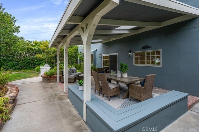 4947 Blackhorse Rd, Rancho Palos Verdes, CA 90275 - view of patio with outdoor dining space and outdoor lounge area