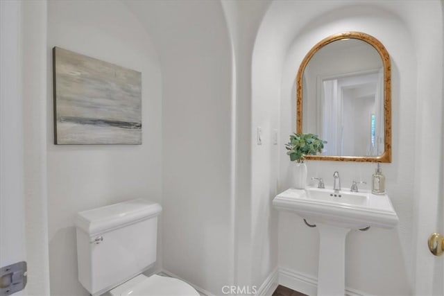 10 Edendale St, Ladera Ranch, CA 92694 - half bathroom with toilet and baseboards
