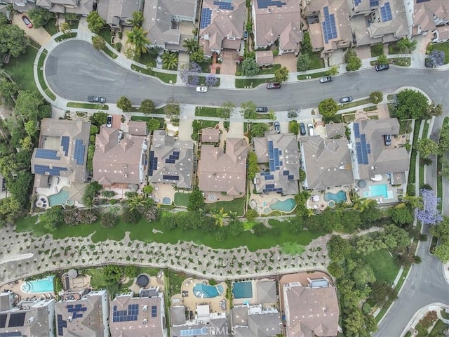10 Edendale St, Ladera Ranch, CA 92694 - aerial overview of property's location featuring a pool area and nearby suburban area