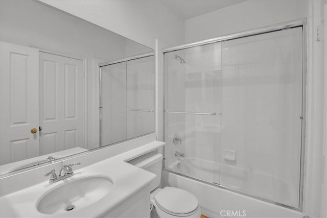 10 Edendale St, Ladera Ranch, CA 92694 - full bathroom with toilet, combined bath / shower with glass door, and vanity