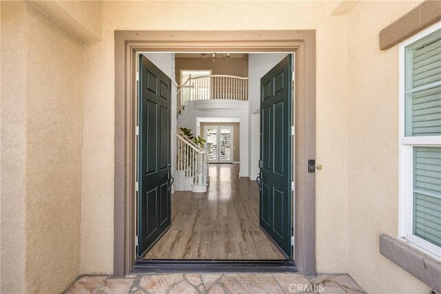 2437 N Eaton Ct, Orange, CA 92867 - property entrance featuring stucco siding