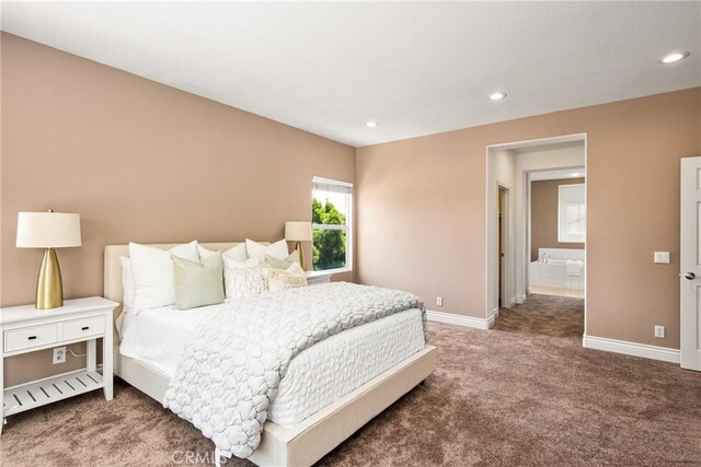 2437 N Eaton Ct, Orange, CA 92867 - bedroom featuring carpet and recessed lighting