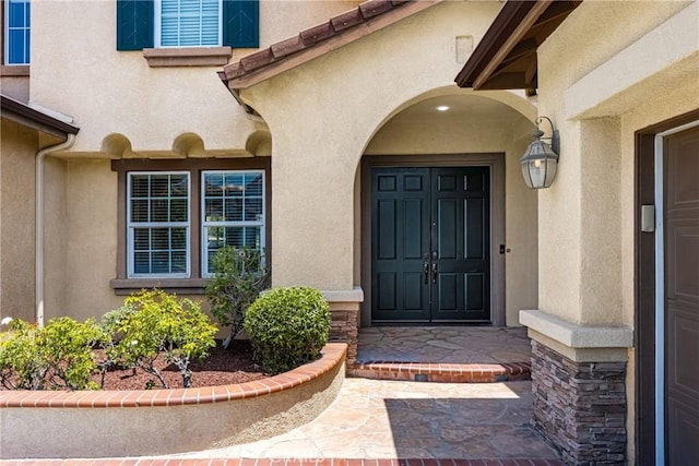 2437 N Eaton Ct, Orange, CA 92867 - property entrance with stucco siding