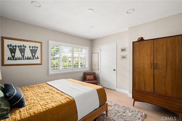 17949 Archwood St, Reseda, CA 91335 - bedroom featuring light wood finished floors and recessed lighting