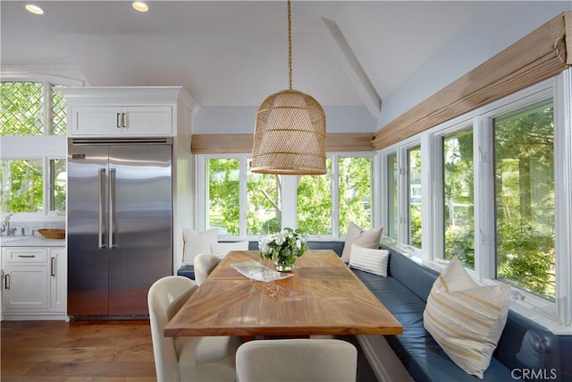 2 Royal Saint George Rd, Newport Beach, CA 92660 - dining room with wood finished floors and recessed lighting