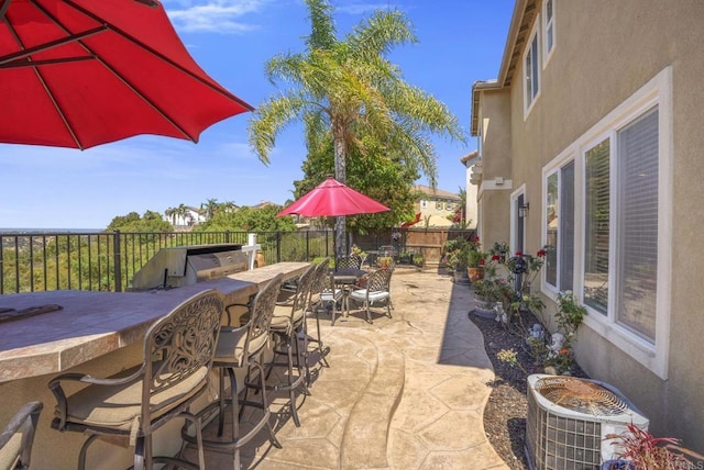 320 Corte Castillo, Chula Vista, CA 91914 - view of patio featuring central AC unit