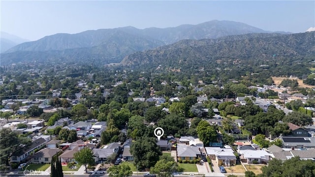 825 E Palm Ave, Monrovia, CA 91016 - aerial view of residential area with a mountain backdrop