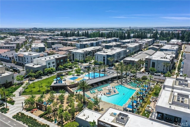 11047 Wander Dr, Rancho Cucamonga, CA 91730 - aerial view of a pool