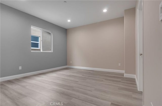 22022 Pioneer Blvd Unit A & B, Hawaiian Gardens, CA 90716 - empty room with light wood-style flooring and recessed lighting