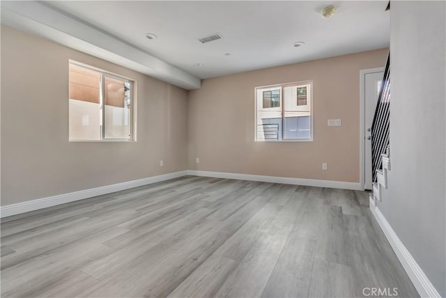 22022 Pioneer Blvd Unit A & B, Hawaiian Gardens, CA 90716 - unfurnished room with light wood finished floors and stairway