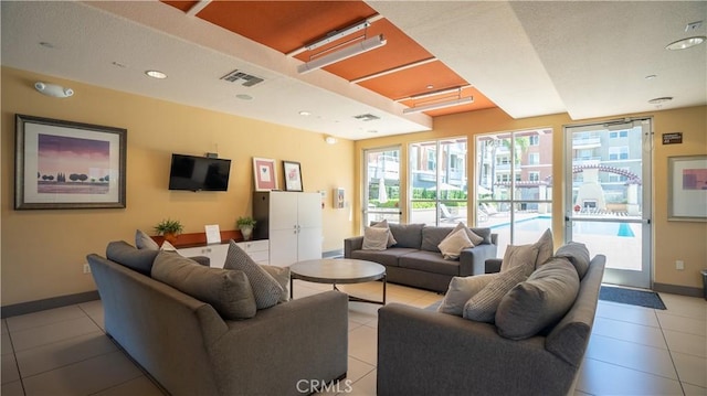 12668 Chapman Ave Unit 2108, Garden Grove, CA 92840 - living area featuring light tile patterned flooring