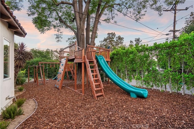 1247 Journeys End Dr, La Canada Flintridge, CA 91011 - playground at dusk with a playground