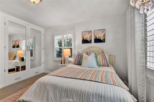 343 W Fletcher Ave, Orange, CA 92865 - carpeted bedroom featuring french doors and baseboards