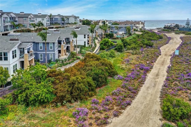 2393 Ocean St, Carlsbad, CA 92008 - aerial view of residential area featuring a large body of water