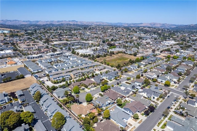1550 Strawberry Ave, Arroyo Grande, CA 93420 - aerial view of property's location with a mountainous background and nearby suburban area