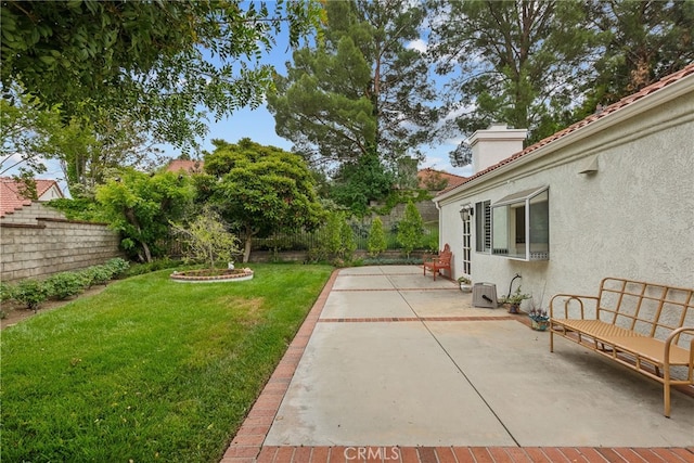 26320 Ivrea Pl, Valencia, CA 91355 - view of yard with a patio