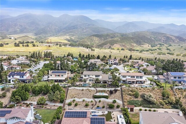14160 Vai Brothers Dr, Rancho Cucamonga, CA 91739 - aerial view of property and surrounding area with mountains and nearby suburban area