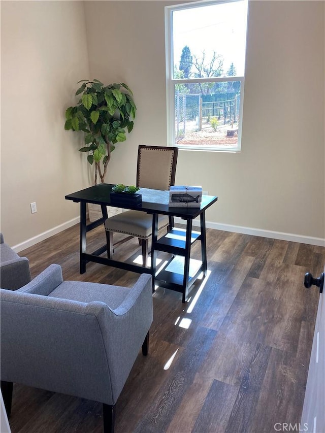 1488 Bille Rd, Paradise, CA 95969 - office space with baseboards and wood finished floors