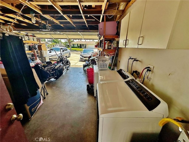 7534 Layton St, Rancho Cucamonga, CA 91730 - garage featuring washing machine and dryer