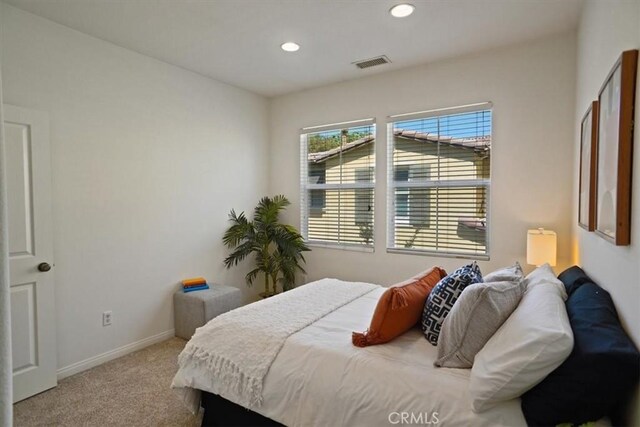 27045 Fairway Ln, Valencia, CA 91381 - carpeted bedroom featuring baseboards and recessed lighting