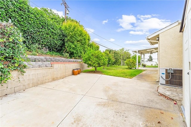 9818 Capulet Ave, Whittier, CA 90603 - view of patio / terrace with central AC unit