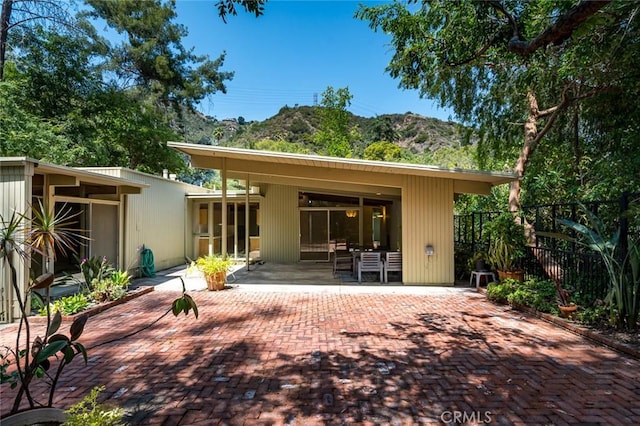 1560 Sheridan, Glendale, CA 91206 - back of house with a patio and a mountain view