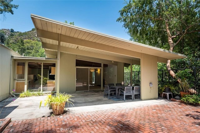 1560 Sheridan, Glendale, CA 91206 - back of property featuring a patio area