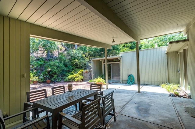 1560 Sheridan, Glendale, CA 91206 - view of patio with outdoor dining area