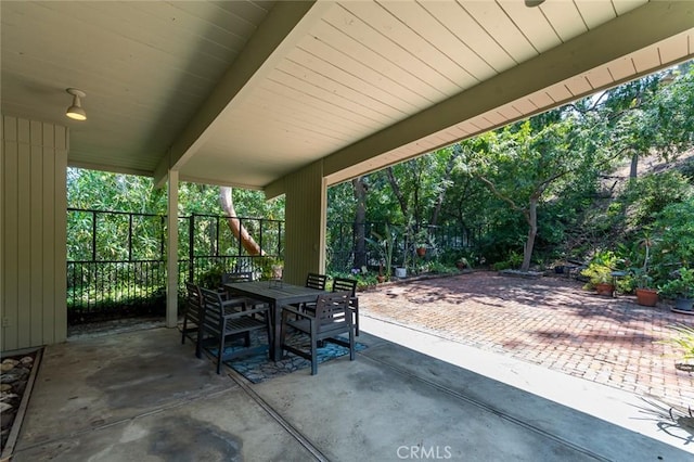 1560 Sheridan, Glendale, CA 91206 - view of patio featuring outdoor dining area