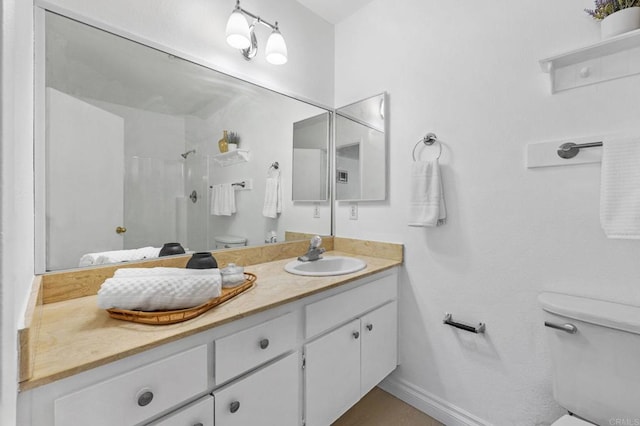 3468 Los Mochis Way, Oceanside, CA 92056 - full bathroom with toilet, vanity, a shower, and baseboards