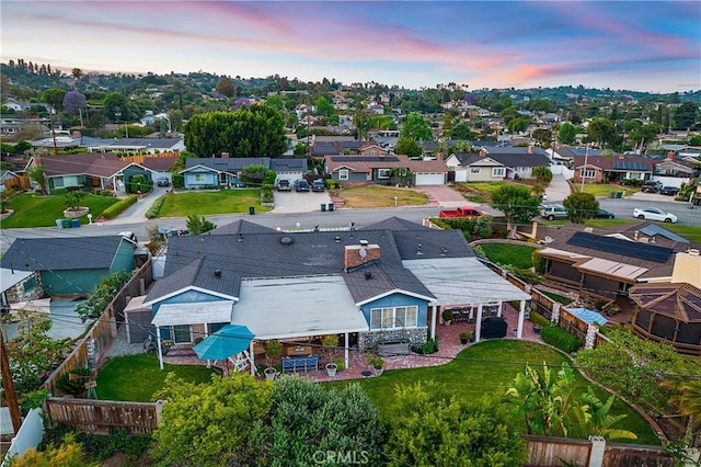 210 View Dr, La Habra, CA 90631 - aerial perspective of suburban area
